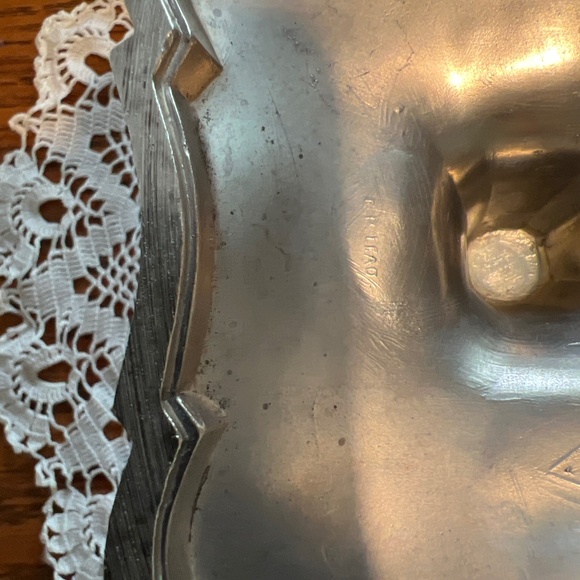 Vintage Silver Plated BP Ornate Candle Holder - Picture 7 of 12